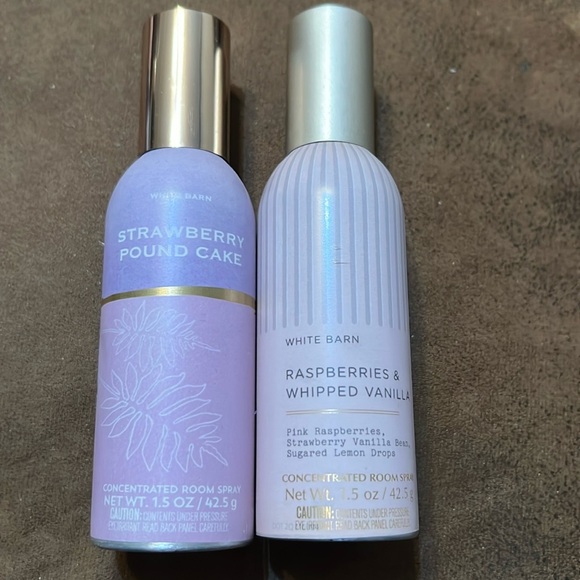 NWT 2 B&BW Room Sprays-Strawberry Pound Cake & Raspberries & Whipped Vanilla - Picture 1 of 5